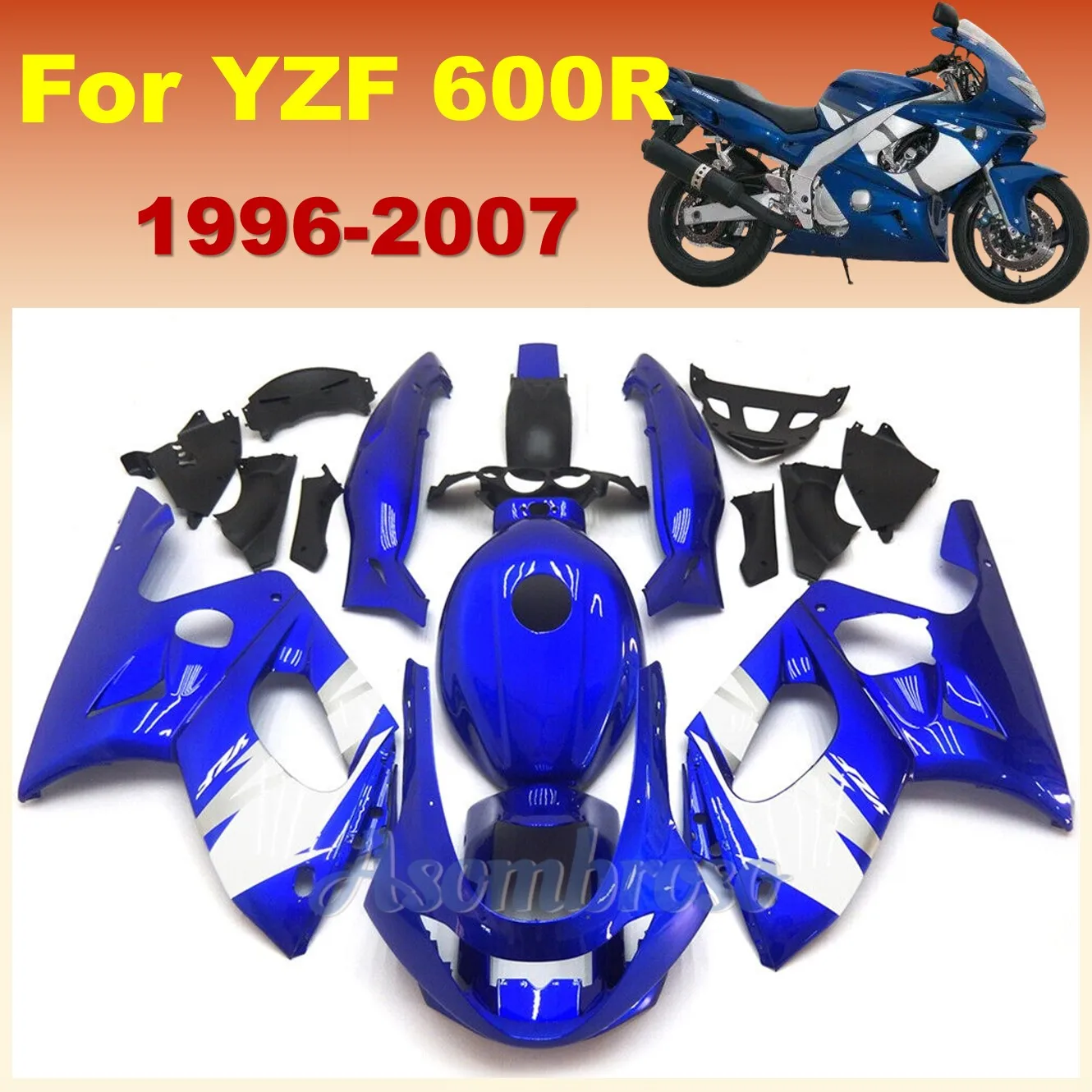 Комплекты обтекателей для YAMAHA YZF 600R Thundercat YZF600R 1996 2000 2006 2002 2003 2007 Обтекатели 96-07