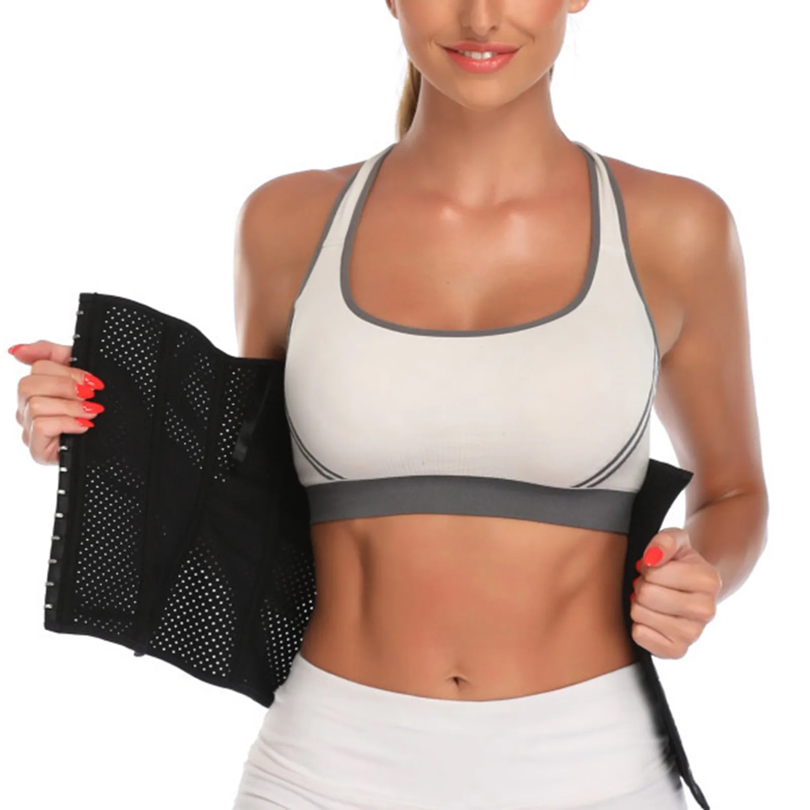 

Women Waist Trainer Corsets For Weight Loss Breathable Shapewears Back Support Girdle Slim Sexy Metal Underwear for Women