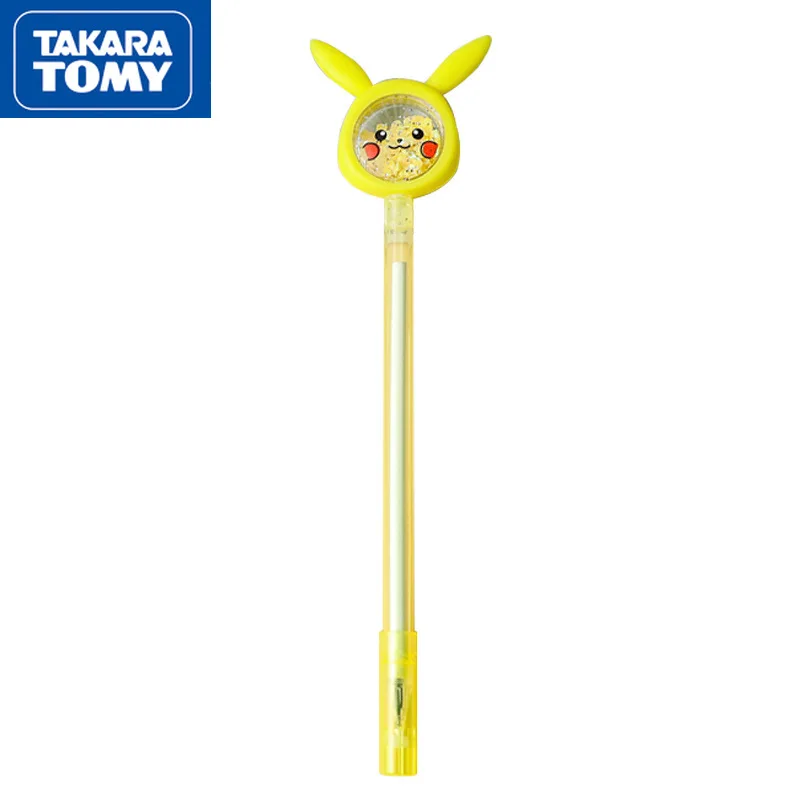 

Милая гелевая ручка TAKARA TOMY с рисунком Пикачу, творческие блестки, школьные принадлежности для обучения, офисные принадлежности, ручка для э...