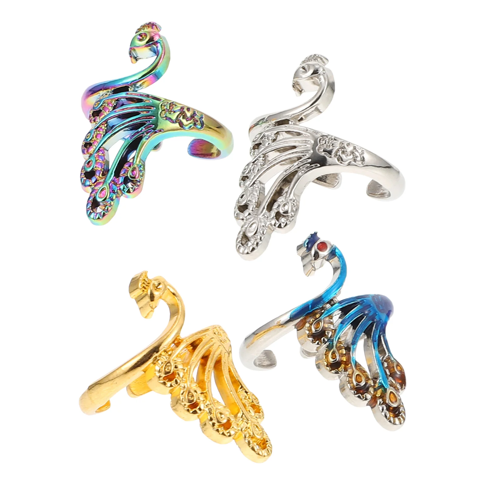 

Holder Knitting Loop Rings Finger Ornaments Hook Line Supplies Decorative Alloy