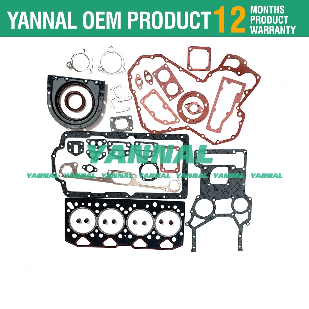 ДЛЯ PERKINS 1004 1004.4T 1004-4 Полный комплект прокладок для капитального ремонта подходит