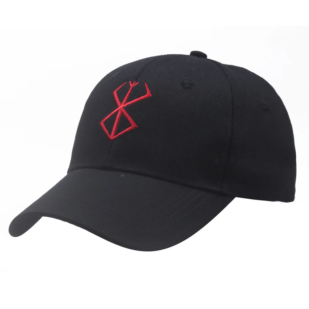 Купи Anime Berserk Sacrifice Demon Baseball Cap Kentarou Cosplay Adjustable Unisex Miura Dad Hat Hip Hop Snapback Embroidery Hats за 83 рублей в магазине AliExpress