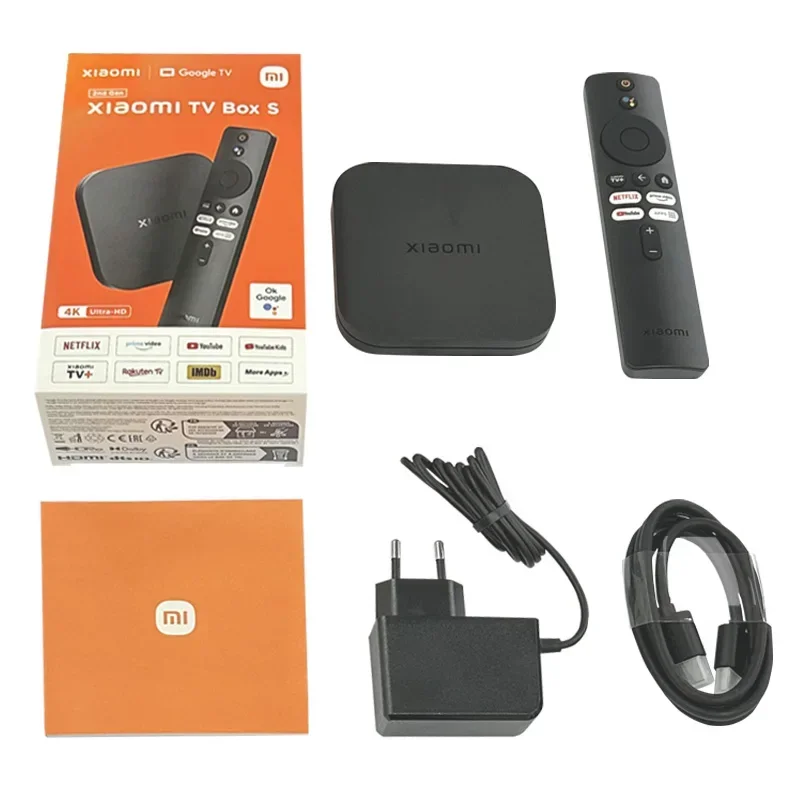 [Быстрая доставка] Глобальная версия Xiaomi Mi TV Box S (2-го поколения) Четырехъядерный