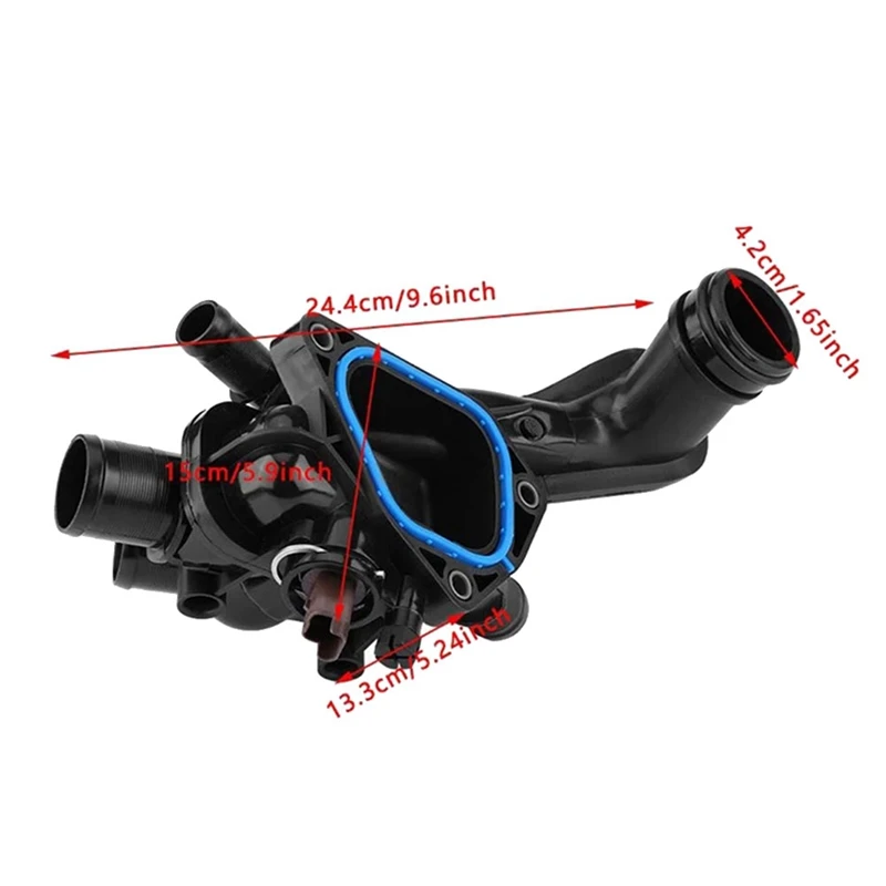 9810916980 Детали корпуса термостата для Mini Cooper Citroen C4 Picasso DS3 Peugeot R56 11537534521 Термостат