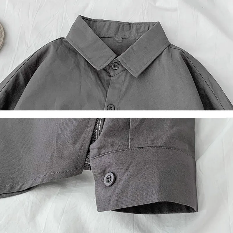 Женские популярные однотонные рубашки 3XL Лидер продаж простые карго в стиле