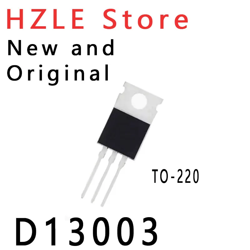 

10 шт. Новый и оригинальный TO-220 RONNY IC D13003