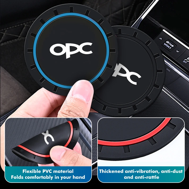 Фото Автомобильный подстаканник Opel, противоскользящая вставка, подставки, подушечки, аксессуары для интерьера OPC Astra J H G K Insignia Corsa D B E Mokka Meriva №4