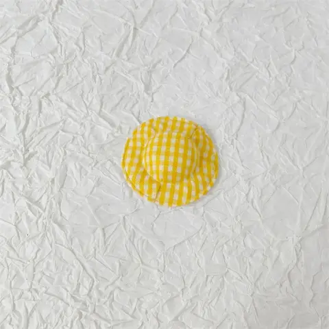 10 х Мини-шапочек из хлопка для кукол