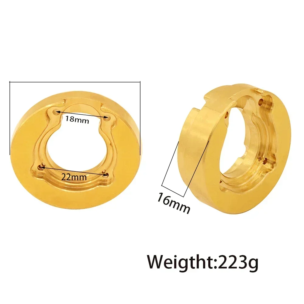 Боковой противовес с латунным мостом 1/10 HB R1001/R1002/R1003 Радиоуправляемый автомобиль