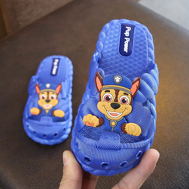 

Paw Patrol Cartoon Children Slippers Kawaii Boys Girls Summer Indoor Household Non-slip Baby Anime Beach Sandals Kids Gifts