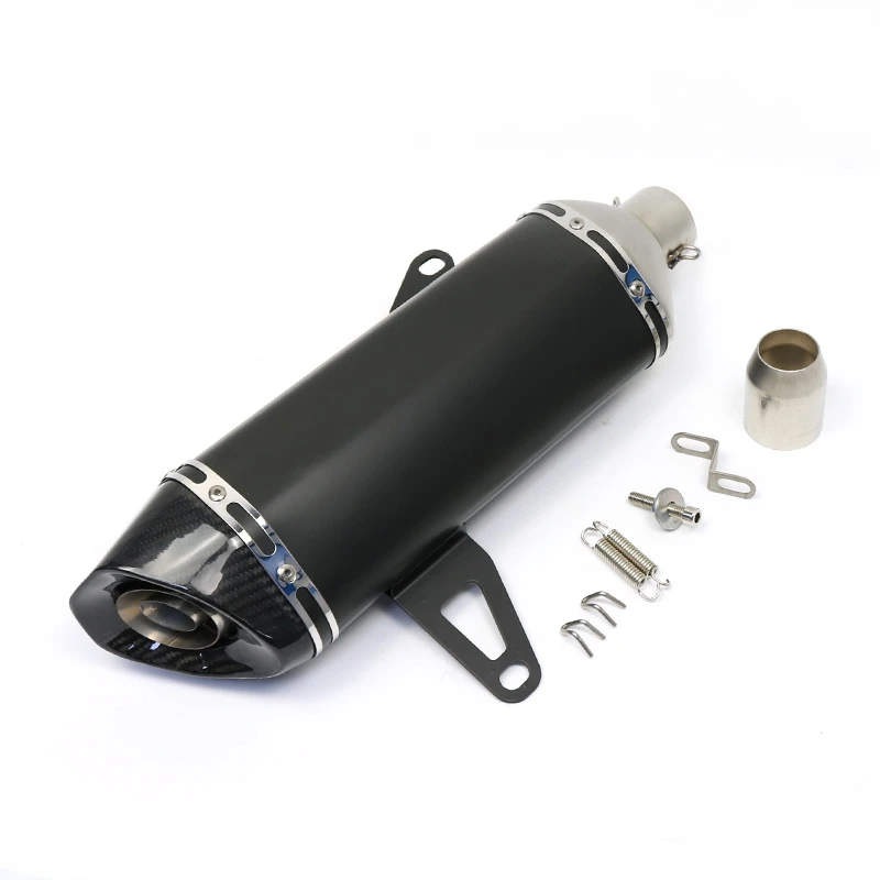 

51MM Motorcycle Exhaust Steel /Carbon Fiber Pipe Slip-on For Yamaha X MAX 300 XMAX 250 Middle Link Pipe With Exhaust Muffler