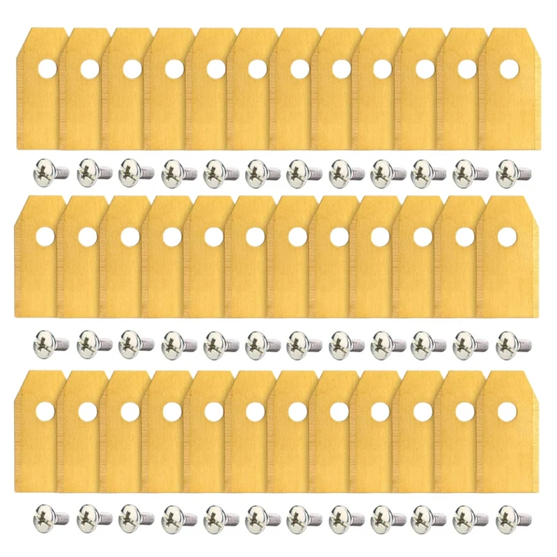 

Hot-Lawn Mower Blade 36 Pcs Replacement Blades, Stainless Steel Mower Blade For Garden And Husqvarna For Automower