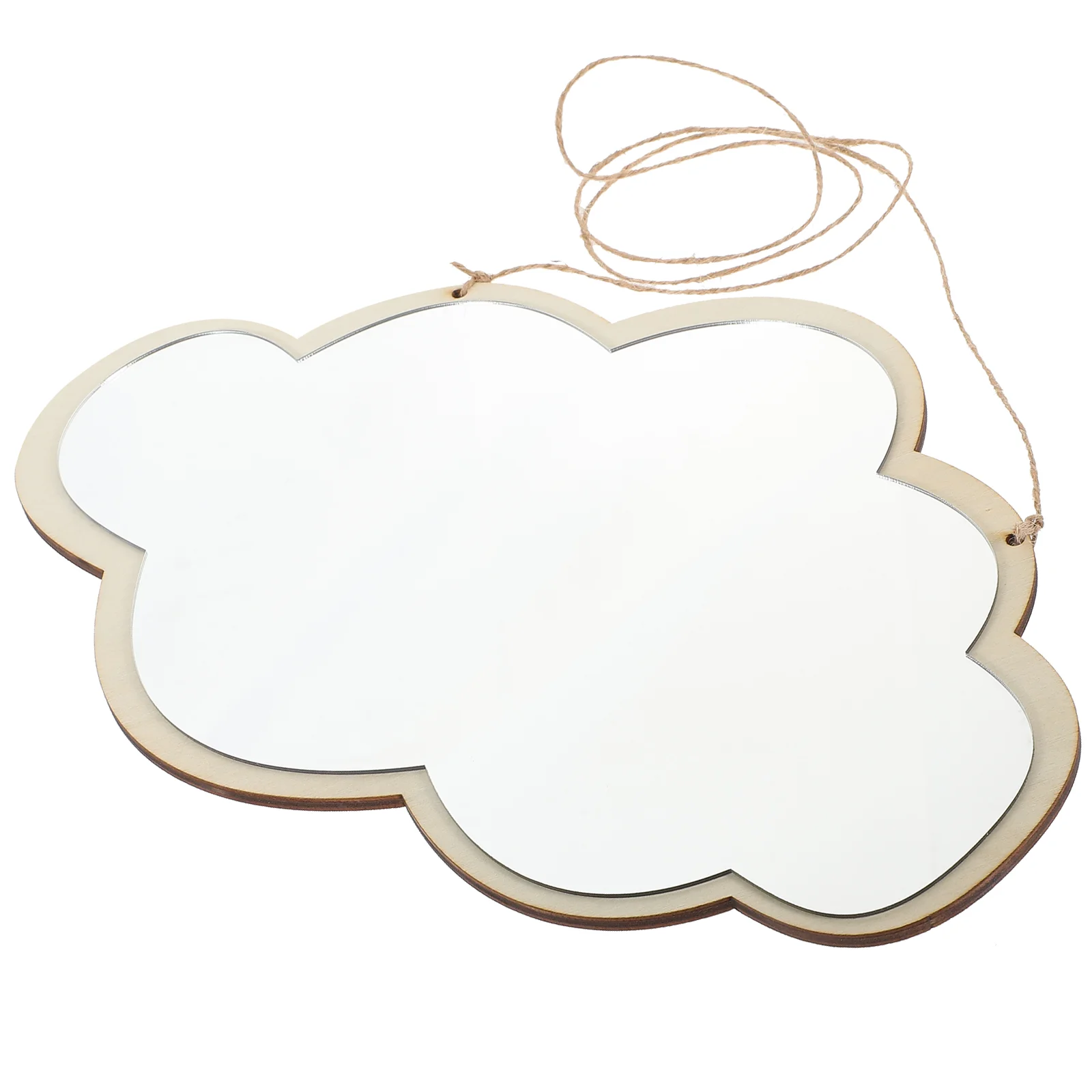 

Cloud Wooden Mirror Modern Wall Decorative Mirror Hanging Wall Mirror Ornament