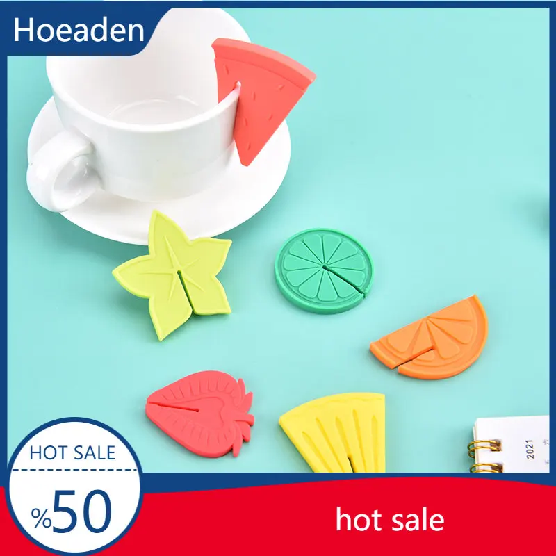 

6Pcs Fruit Pattern Silicone Wine Glass Durable Drink Marker for Drinks Cups