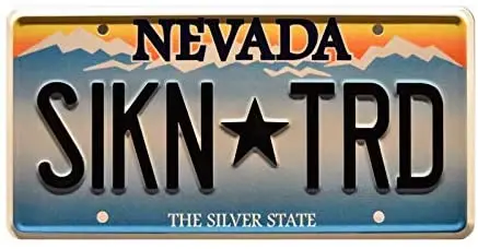 

Celebrity Machines Supernatural | SIKN TRD | Metal License Plate 1