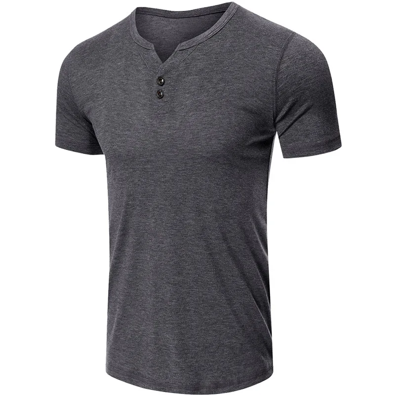 

Solid Color Short Sleeve Men's T-Shirts Summer Men's Wholesale Clothes Men's T-Shirts American Tops