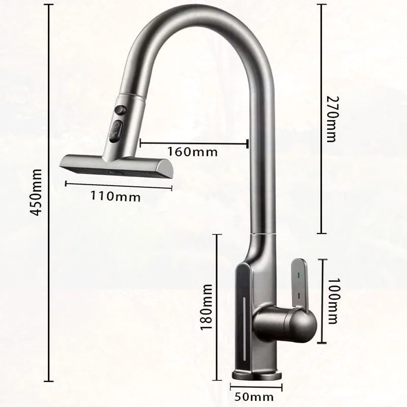 Рисунок 6 - Выдвижной кухонный смеситель «Водопад»