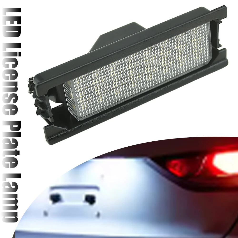 Фото Светодиодная подсветка номерного знака для Daihatsu Mira Cocoa L675/L685 Terios L455/L465 – ультраяркая, водонепроницаемая, простая установка №4