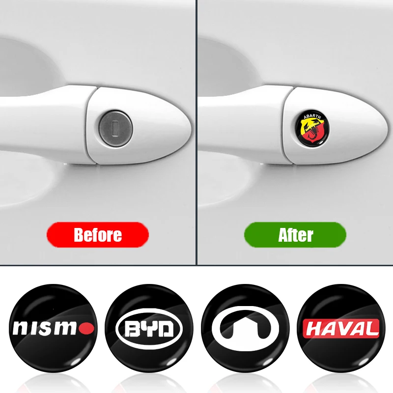 

Car Lock Keyhole Sticker For Toyota TRD Corolla Yaris Chr Auris RAV4 Land Cruiser Camry Highlander Prado Vitz Tundra Accessories