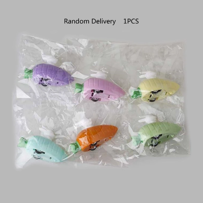 

Pull Back Car Toy Rabbit in Carrot Shaped Vehicle Easter Gifts for Girls Boys