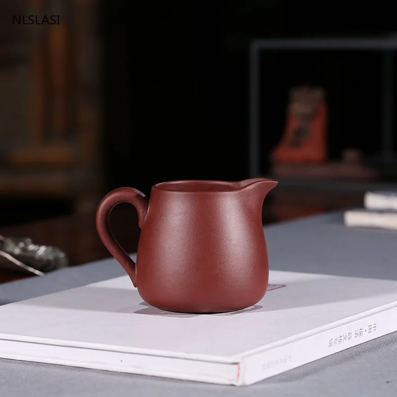 Чайный набор "Yixing Classic" из фиолетовой глины с чашей "Cha Hai" и чашкой "Master Teacup", ручной работы, домашний посуд, аксессуары для чая, вместимость 240 мл.