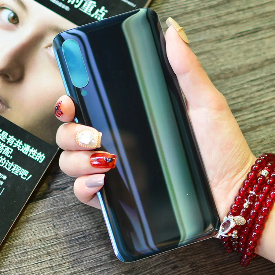 Оригинальная новая Задняя стеклянная крышка для Xiaomi Mi 9 Lite Крышка батарейного