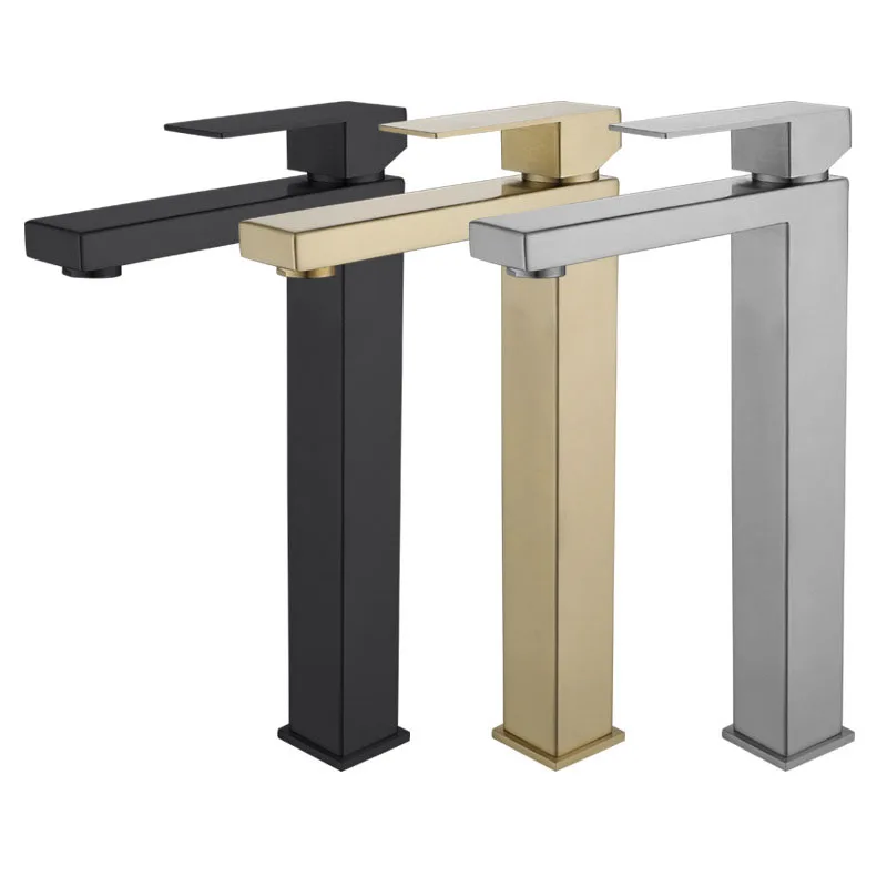 

Stainless Countertop Mounted Water Cold Sink Faucet Faucet Silver Modern Faucet Bath Faucet Bathroom Hot Gold Steel Black