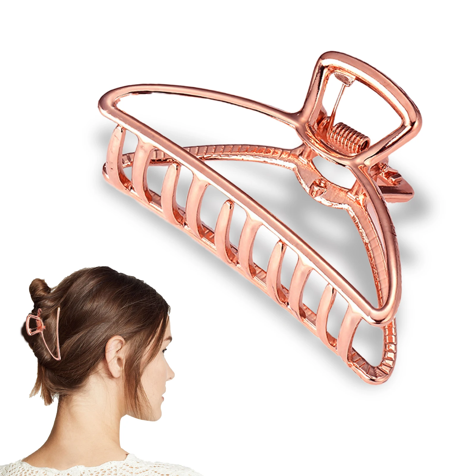 

Металлический зажим для волос, металлический зажим для волос, большие зажимы для волос, Нескользящие зажимы для волос, для тонких, толстых в...