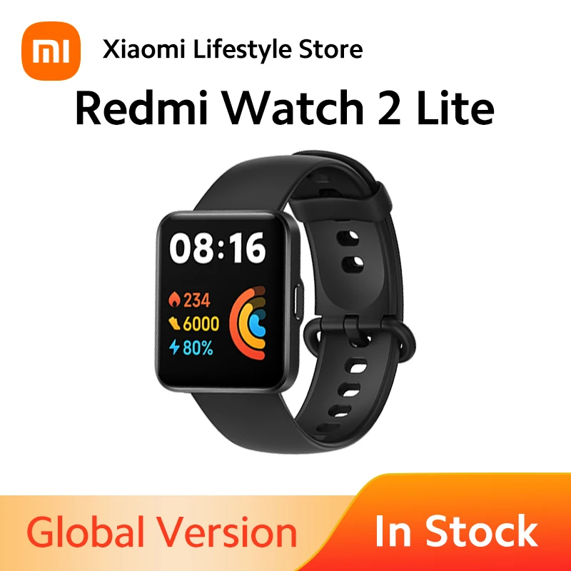 Смарт-часы Xiaomi Redmi Watch 2 Lite Bluetooth 5 0 HD GPS | Электроника
