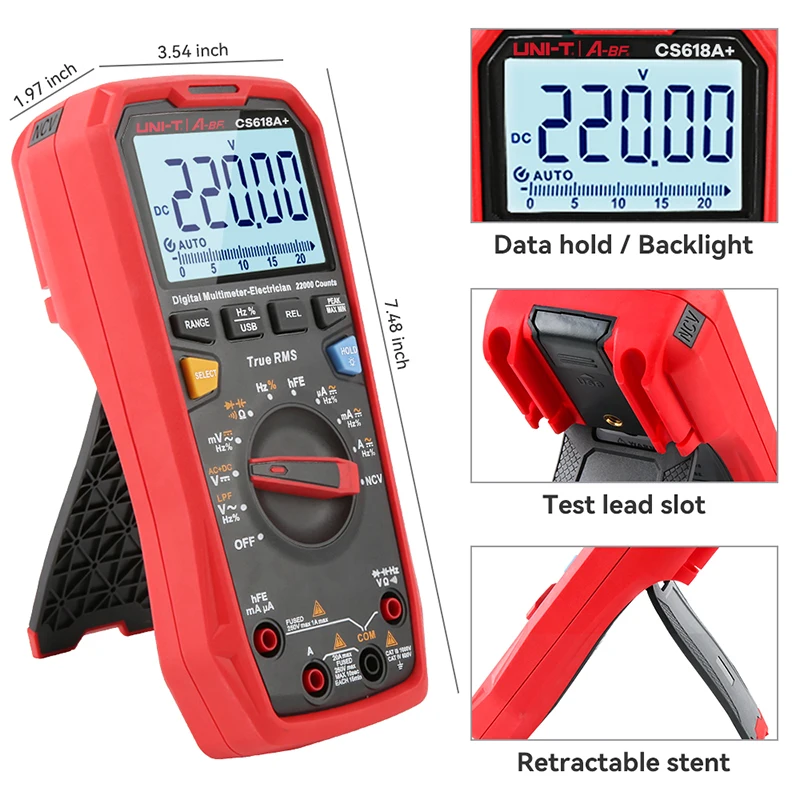 UNI-T UT61B PLUS UT61D UT61E Digital Professional
