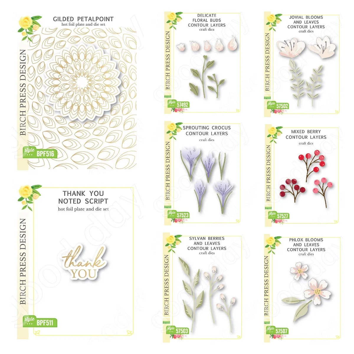 

Delicate Flowers Metal Cutting Dies Hot Foil Scrapbook Diary Decoration Embossing Template Diy Greeting Card Handmade 2023 New