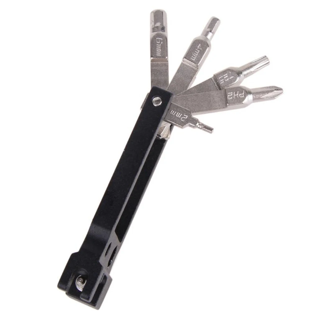 

19-in-q Bike Repair Tools Kit Folding Screwdriver Wrench Portable Foldable Bicycle Repair Multi-tools
