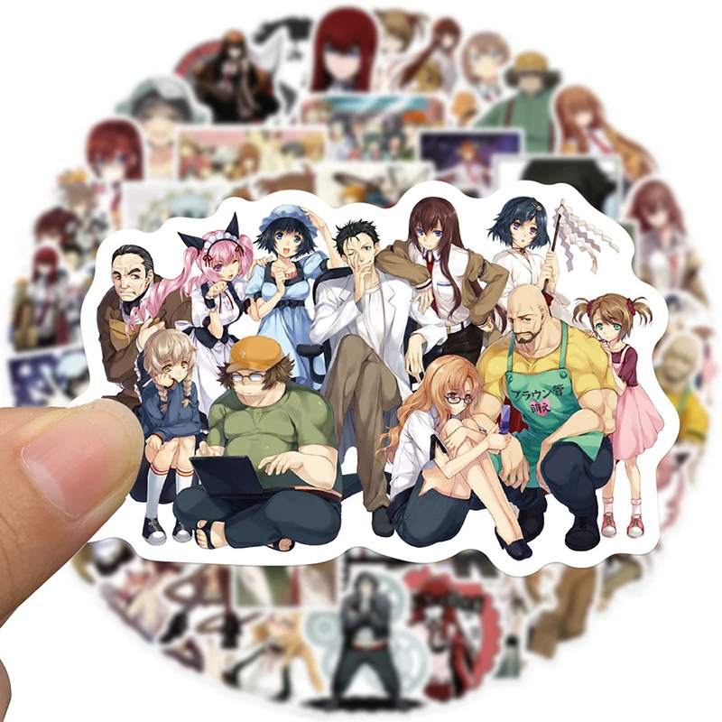 10/50 шт./набор Мультяшные аниме-наклейки на шлем скейтборд