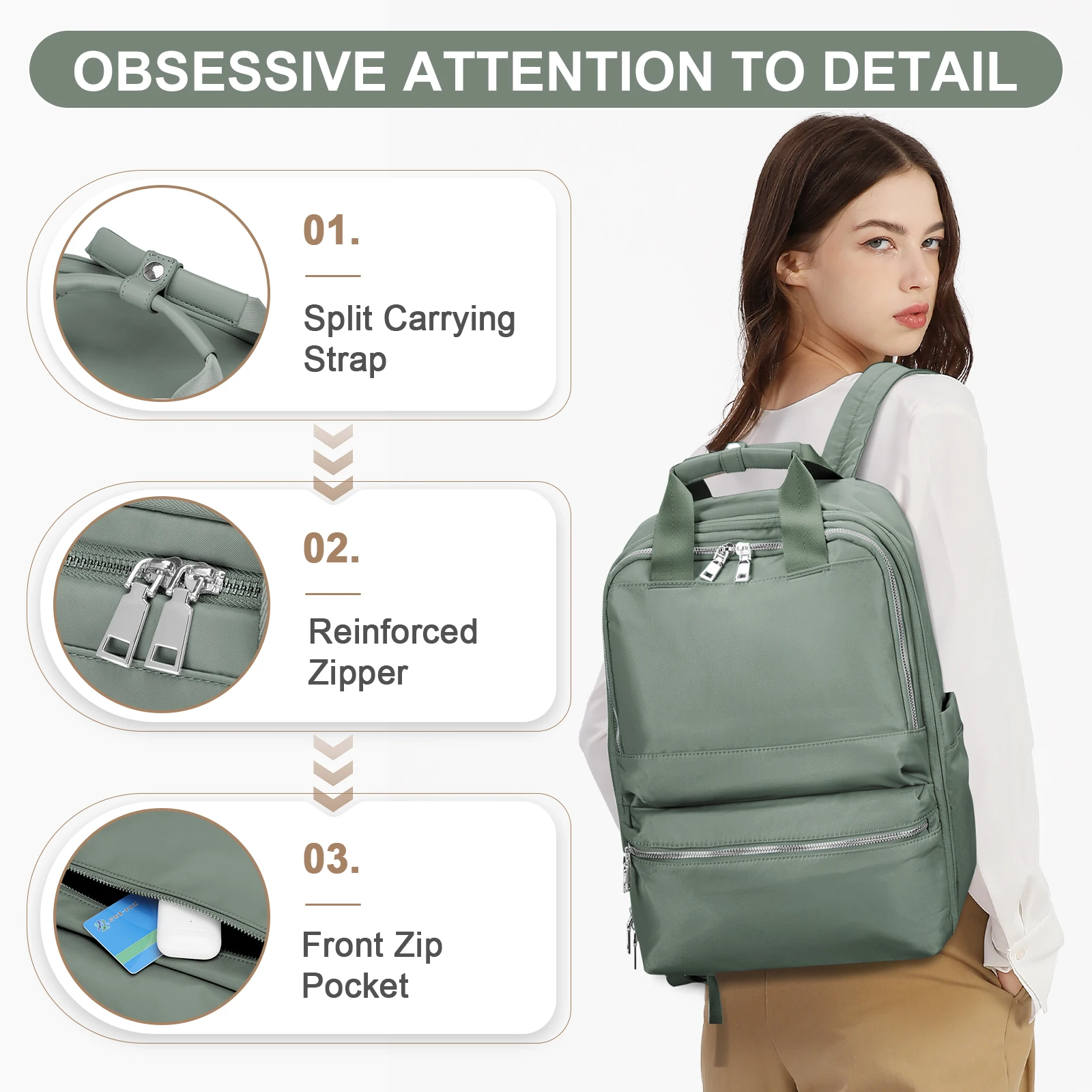 Дорожный рюкзак для мужчин и женщин деловой вместительный ранец ноутбука