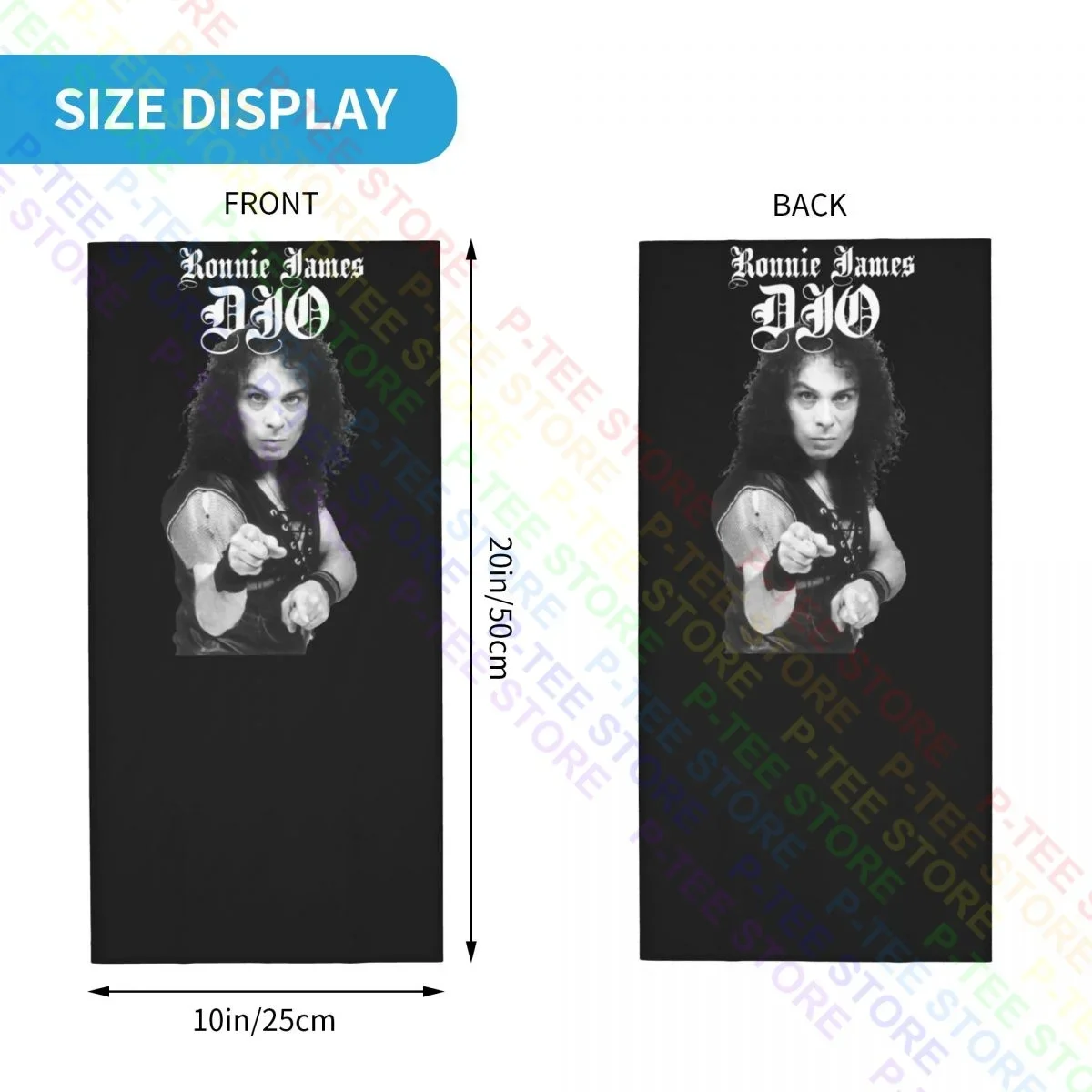 Постер Ronnie James Dio V2 Обложка для альбома металлический жесткий рок музыкальный