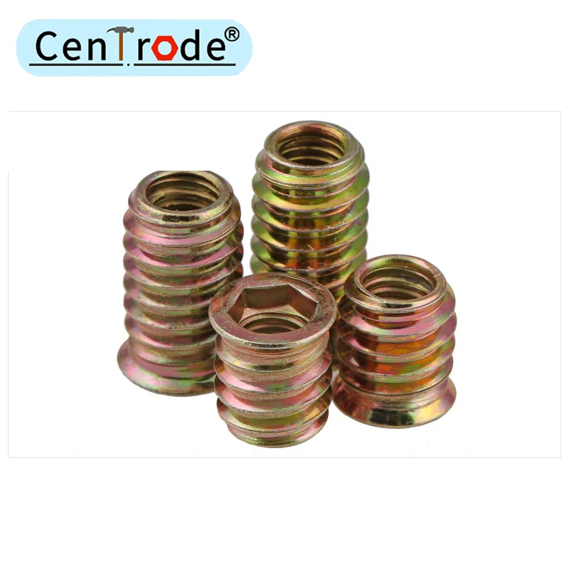 Гайка с потайной головкой шестигранная Встраиваемая гайка железные внутренние и