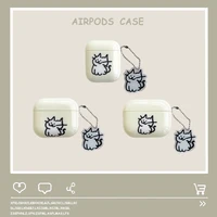 creative simple cute cat pendant case for apple airpods 1 2 3 pro cases cover iphone bluetooth earbuds earphone airpod pods case
