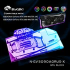 Водный блок Bykski N-GV3090AORUS-X с полным покрытием GPU для видеокарт GIGABYTE AORUS RTX3090 3080 MASTER 24G, VGA, охладитель жидкости
