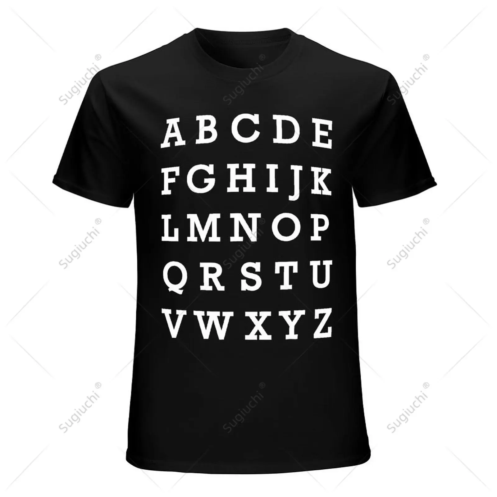 Футболки Sugiuchi с армянским алфавитом из хлопка