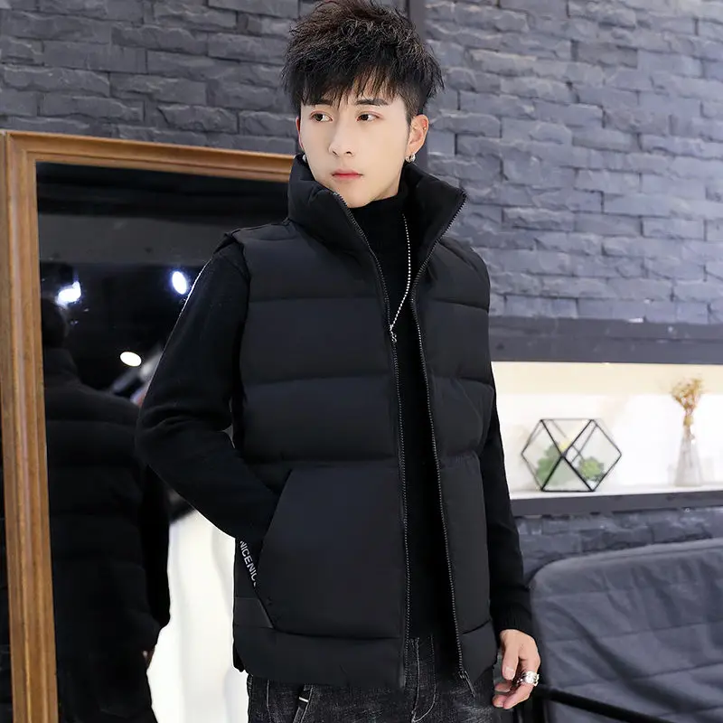 

Vest Men New Stylish Autumn Winter Warm Sleeveless Vest Jackets Male Slim Fit Vest Casual Coats Mens Waistcoat Vest Homme E780