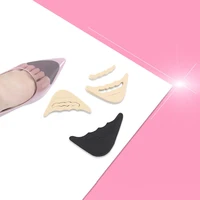 1pair foot patch care feet juanete pointed shoes thickened minus code detachable corrugated soft forefoot pad half yard toe plug