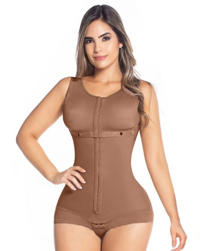 

Double Abdominal Reinforcement Continuous Three-Row Fastening Corset