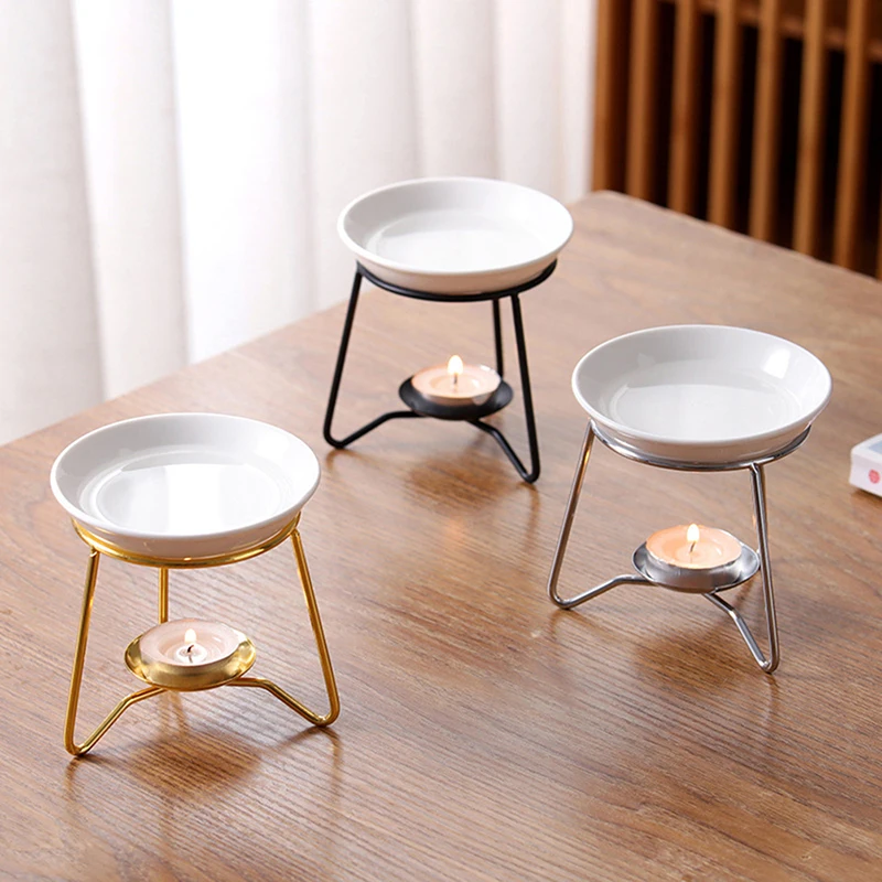 

Tealight Meditation Home Burner Pie Diffuser Spa Decor For Ornament Decorations Oil Wax Aroma Candle Burner Holder Gift Bedroom