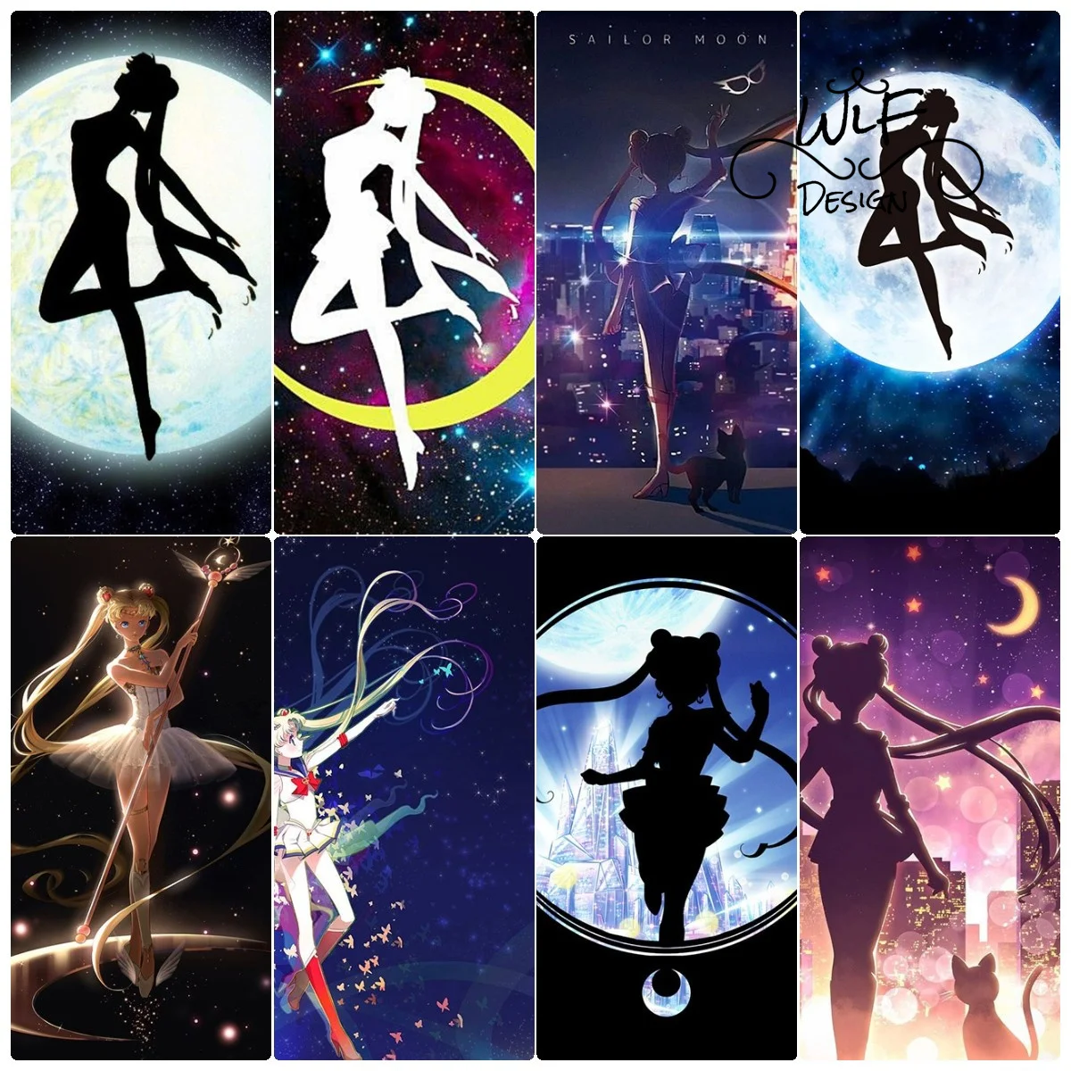 Алмазная живопись 5D Diy аниме постер Сейлор Мун украшение комнаты вышивка