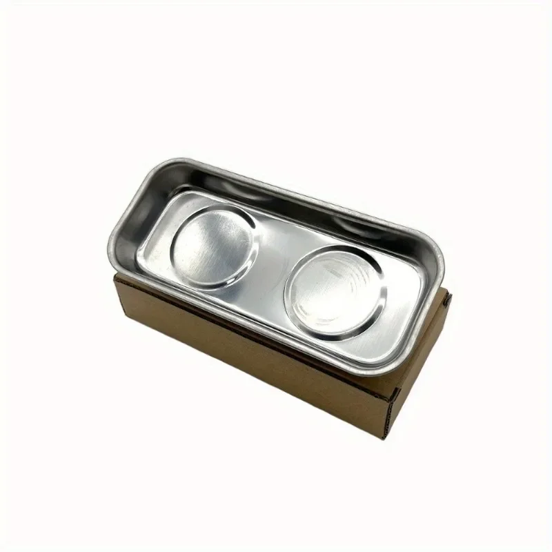 1 шт. магнитный держатель лотка из нержавеющей стали с сильным магнитом, лоток для хранения металлических аксессуаров для автомобиля-механика яков исидорович перельман занимательная механика