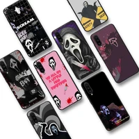ghostface horror scream art pattern phone case for xiaomi mi 9 mi8 f1 9se 10lite note10lite mi8lite coque for xiaomi mi 5x