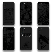 anime one piece phone case for huawei p20 p30 p40 lite e pro mate 40 30 20 pro p smart 2020