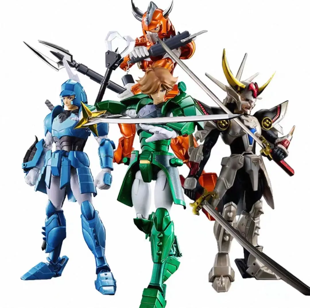 Фото В наличии: Коллекционная фигурка Sentinel Yoroiden Samurai Troopers Ronin Blaze Flame God, модель аниме-персонажа, кукла, экшн-фигурка №1