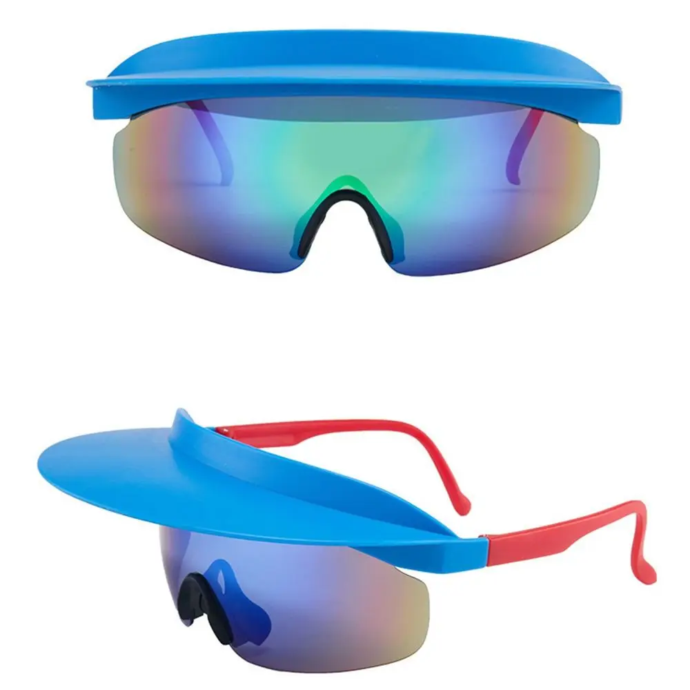 Ветрозащитная Солнцезащитная шляпа солнцезащитные очки цветные прозрачные