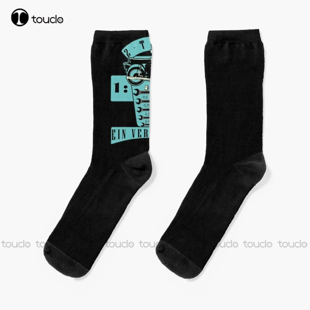 

S51 Moped Drivers And Gdr Fans. Socks Softball Socks Women 360° Digital Print Design Cute Socks New Popular Funny Gift